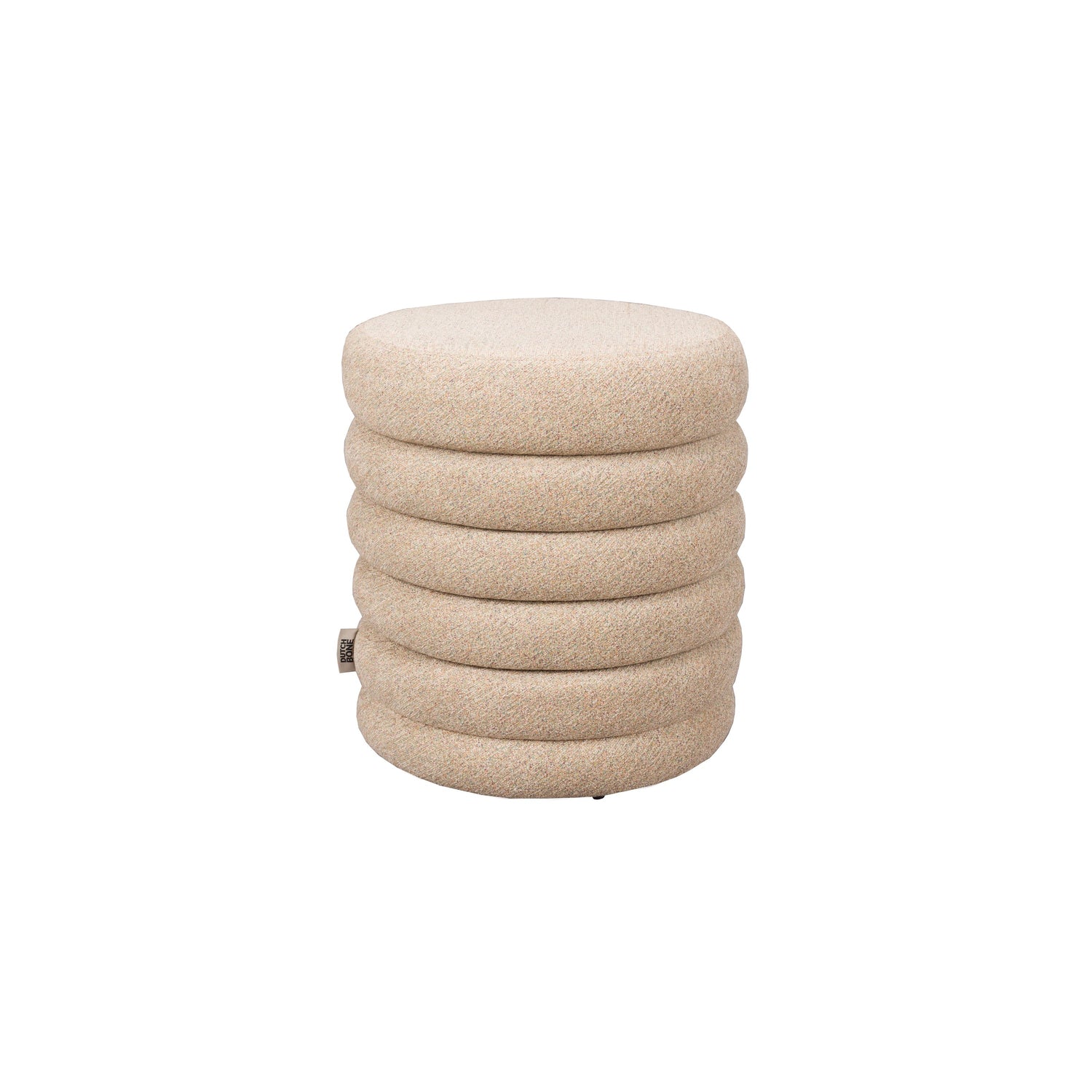 Dutchbone Fern Poef Beige