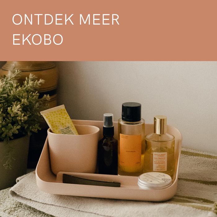 Ekobo Baño Kinderopstapje Bamboevezel 32x19x15 cm - Zwart