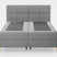 by fonQ Novae Boxspring  met Opbergruimte - 160 x 200 cm - Grijs / Naturel