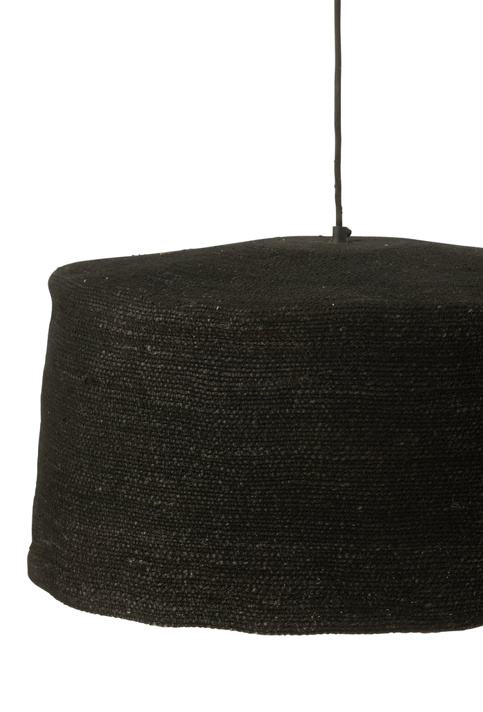 J-Line hanglamp Moonj - gras - zwart - 3 stuks