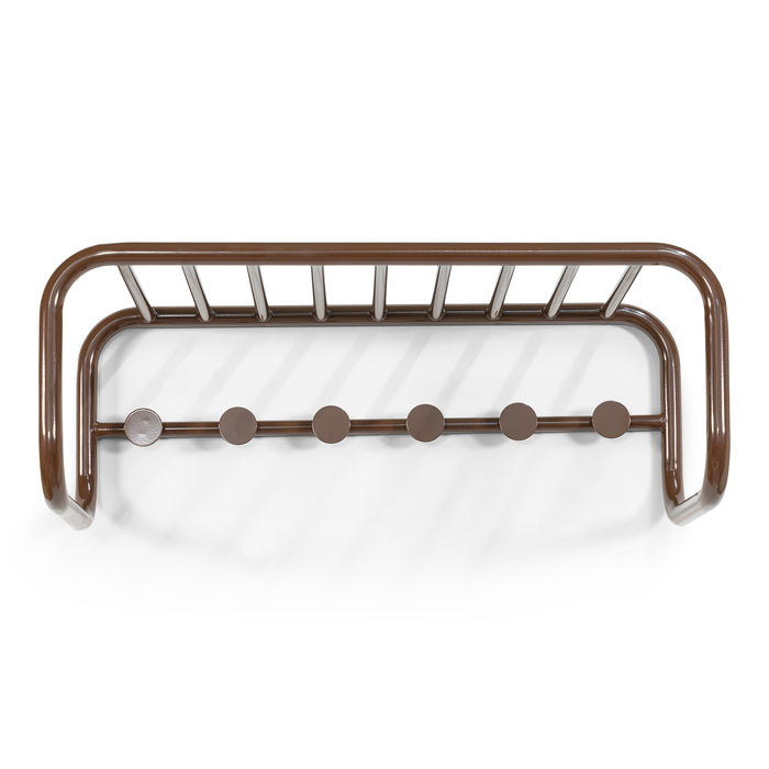 Spinder Design kapstok Retro Kapstok - Chocolate Brown - 6 haken