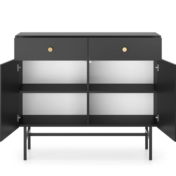by fonQ Scandiva Dressoir 2-deurs - Zwart