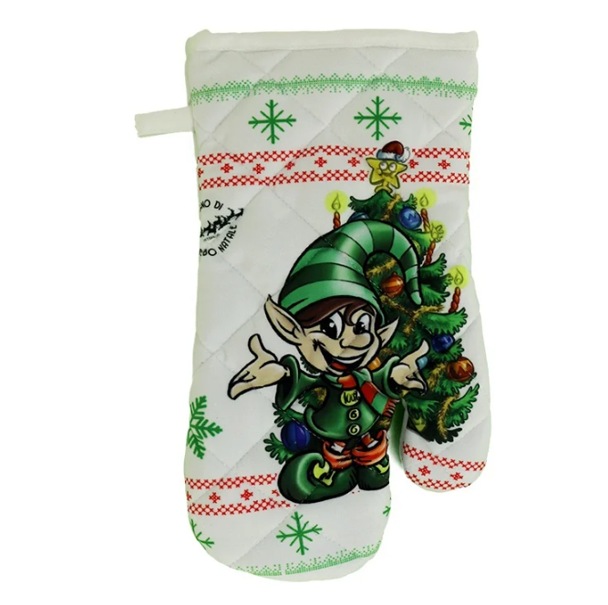Unique Living - Keukenhandschoen Natale Dessin 6 - 18x30cm