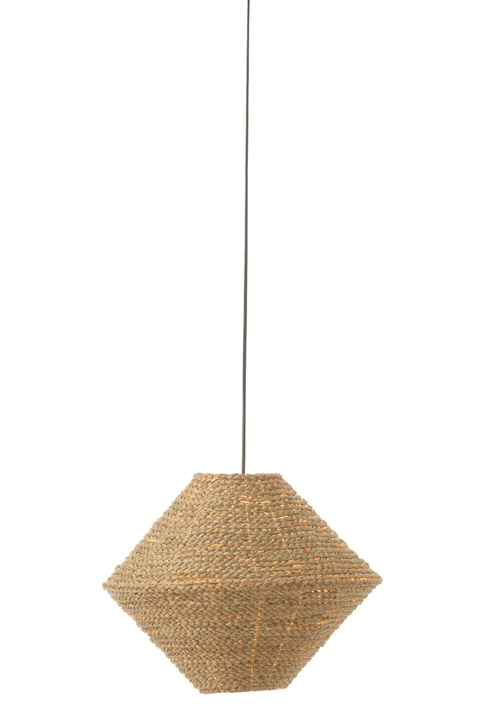 J-Line - Hanglamp Ufo Zeegras Naturel Large - 40x40x32cm
