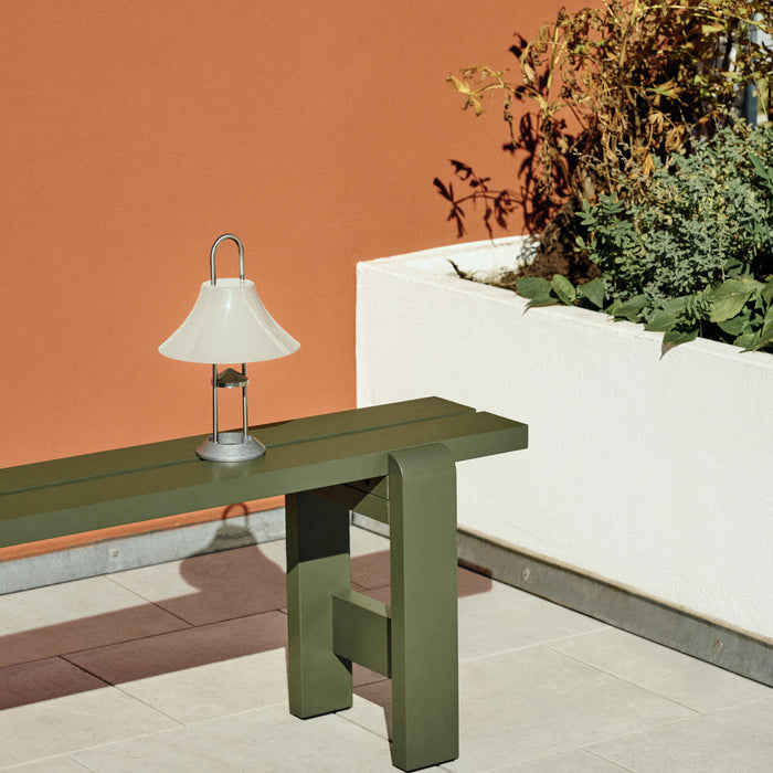 HAY Mousqueton Oplaadbare Tafellamp - Oyster White