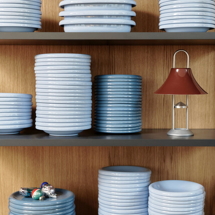 HAY Mousqueton Oplaadbare Tafellamp - Iron Red