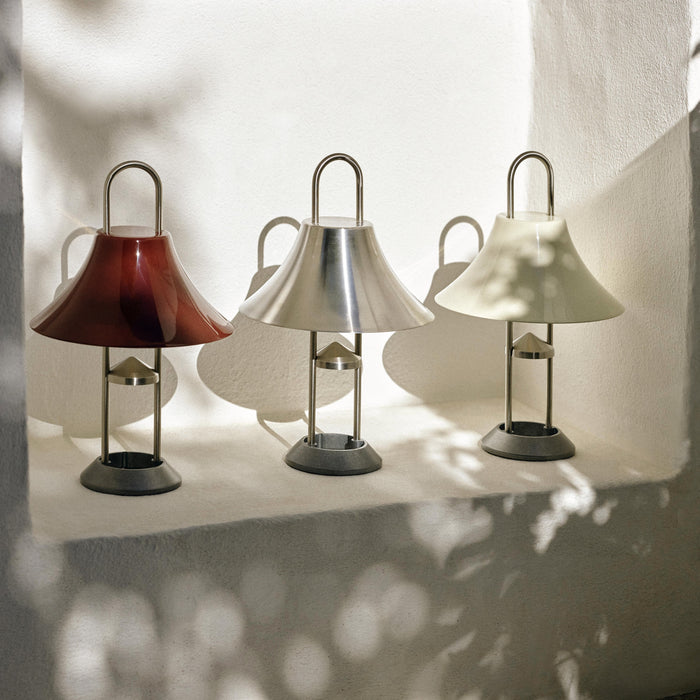 HAY Mousqueton Oplaadbare Tafellamp - Iron Red