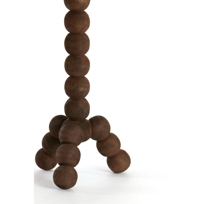 Light & Living Bijzettafel Veglio - Donkerbruin - Ø35cm