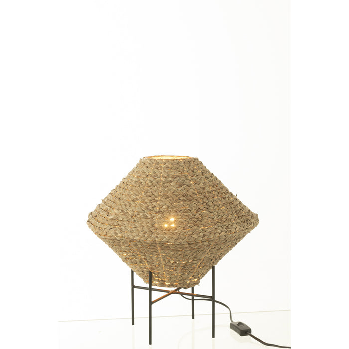 J-Line - Hanglamp Ufo Zeegras Naturel Small - 35x35x27cm