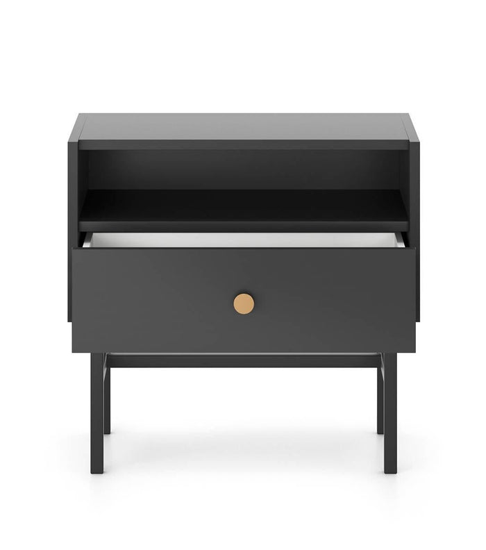 by fonQ Scandiva Nachtkastje - Zwart