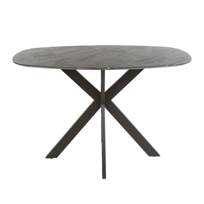 Fraaai Karla bartafel kruisframe deens ovaal - zwart|bruin