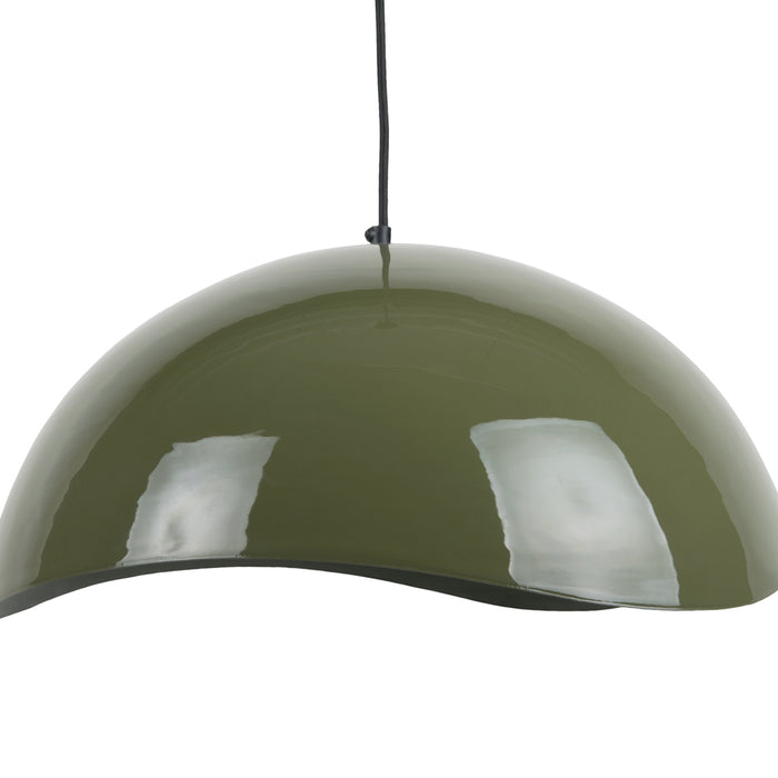 Leitmotiv - Hanglamp Waved Large - Jungle groen