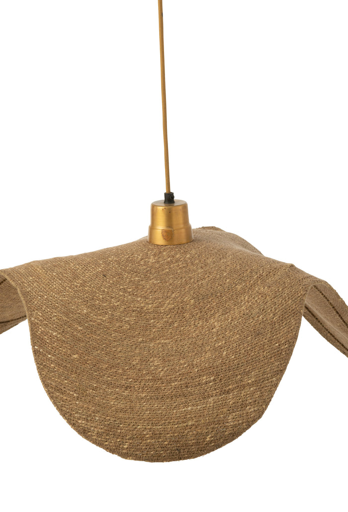 J-line - Hangende Lamp Moonj Gras Naturel Medium - 75x65x8cm