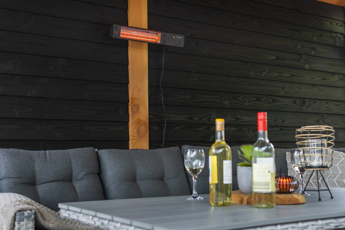 Sunred – COMBIDEAL - Heater & Hoes - Fortuna - Ultra lijn - Zwart -