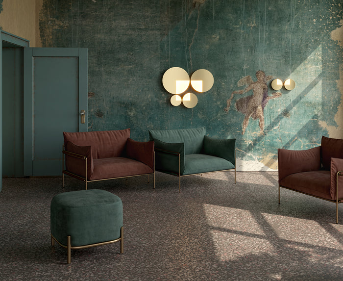 Maytoni - Wandlamp Jupiter - Messing - Ø44,8