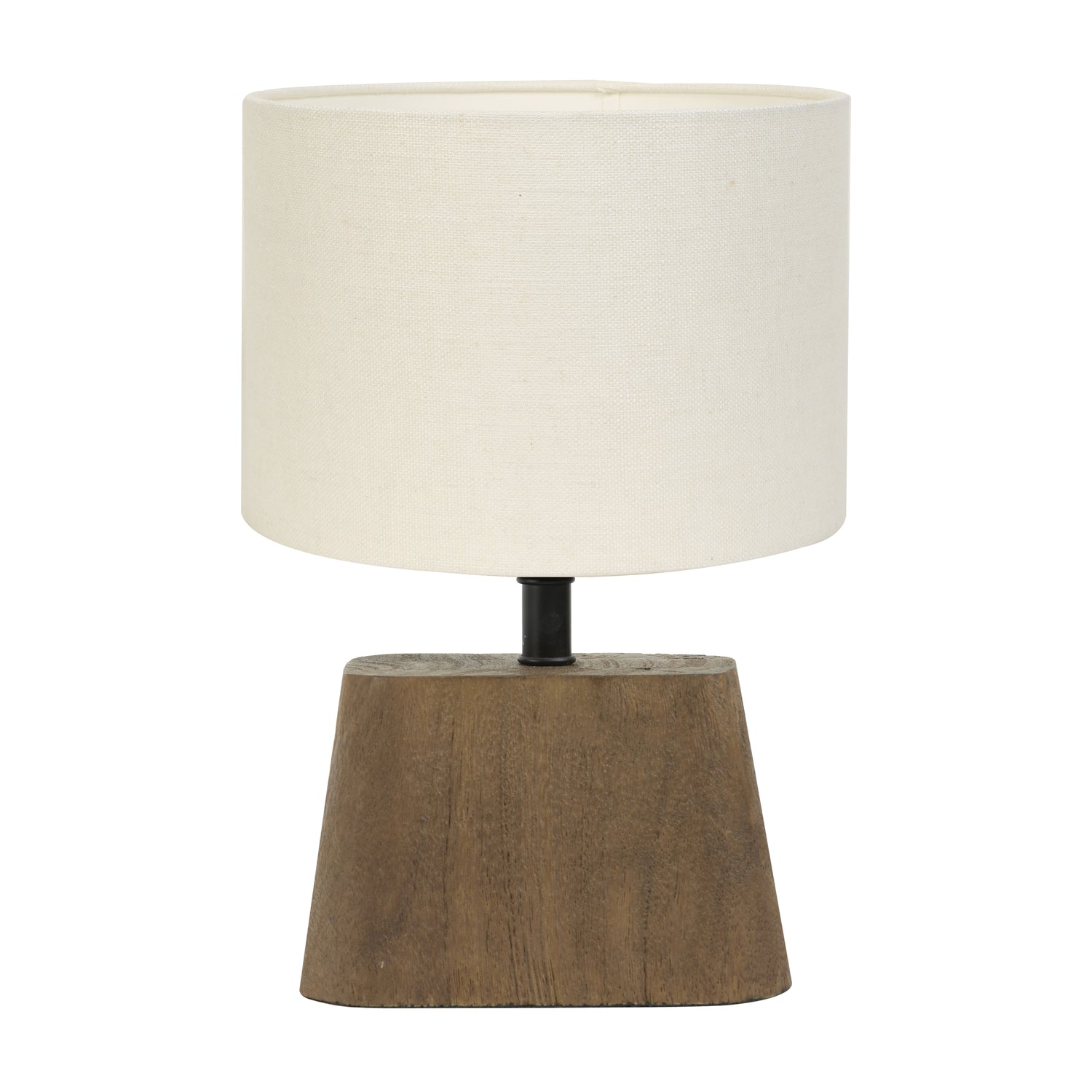 Light & Living Tafellamp Kardan|Livigno - Hout|Eiwit - Ø20x29cm