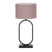 Light & Living Tafellamp Jamiri|Livigno - Zwart|Roze - Ø30x67cm