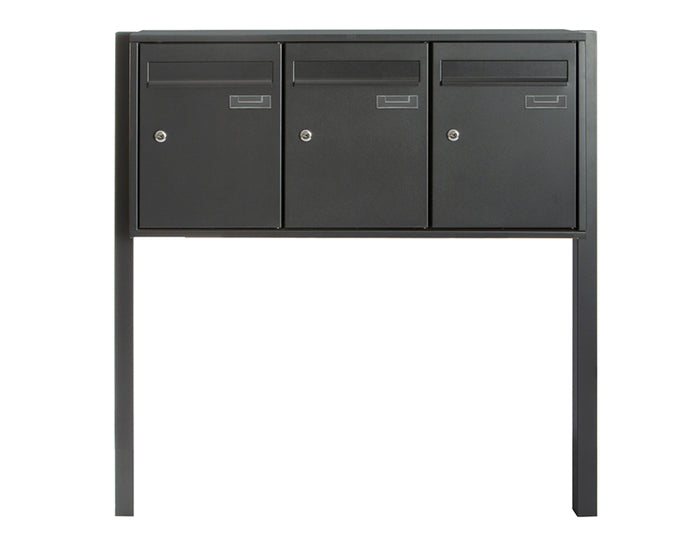 Practo Garden - Brievenbussen - Staand - 3 stuks - Gelakt staal -