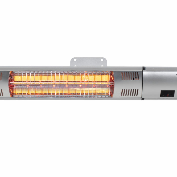 Sunred - COMBIDEAL - Heater & Hoes - Ultra lijn - Zilver – Wand model