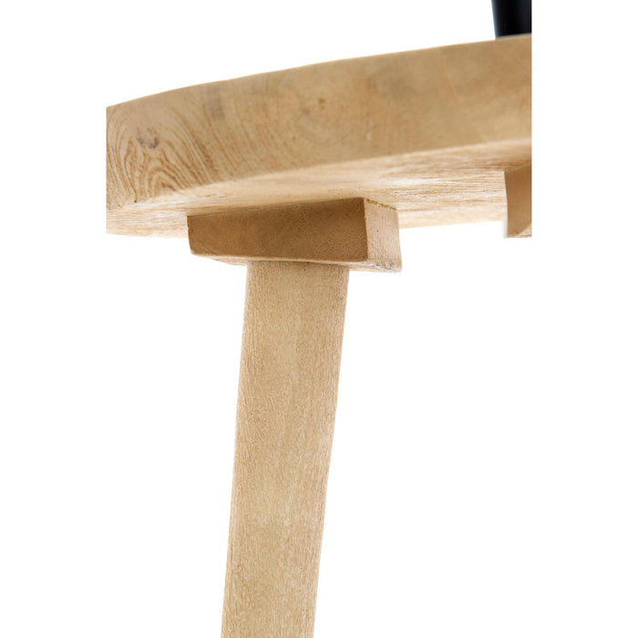 Light&living Bijzettafel+vloerlamp Ø40x135 cm TOLFA hout naturel+m...