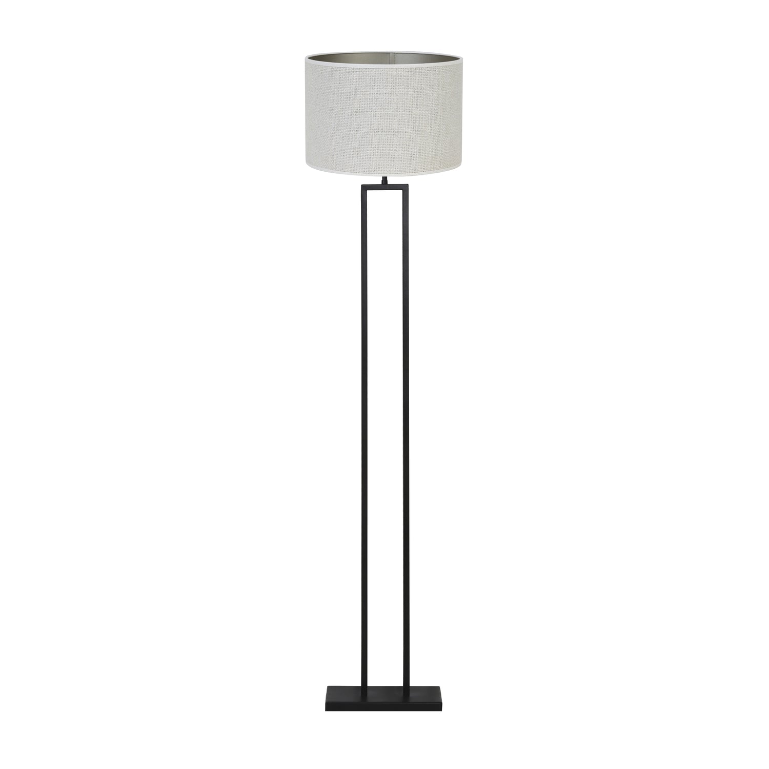 Light & Living Vloerlamp Shiva|Saverna - Zwart|Eiwit - Ø40x170cm