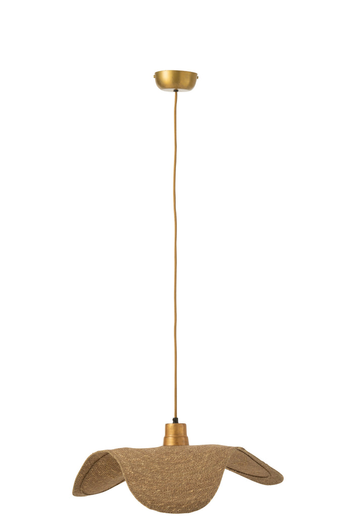 J-line - Hangende Lamp Moonj Gras Naturel Small - 55x48x8cm