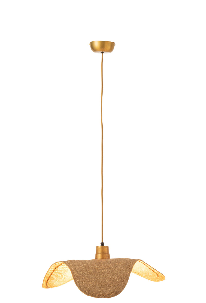 J-line - Hangende Lamp Moonj Gras Naturel Small - 55x48x8cm