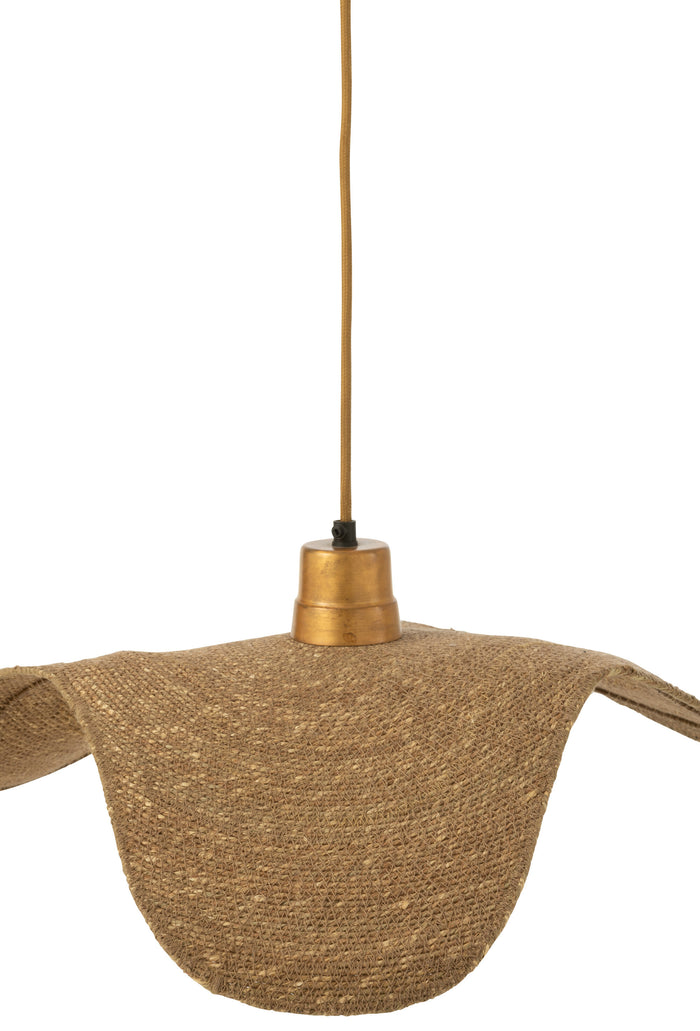 J-line - Hangende Lamp Moonj Gras Naturel Small - 55x48x8cm