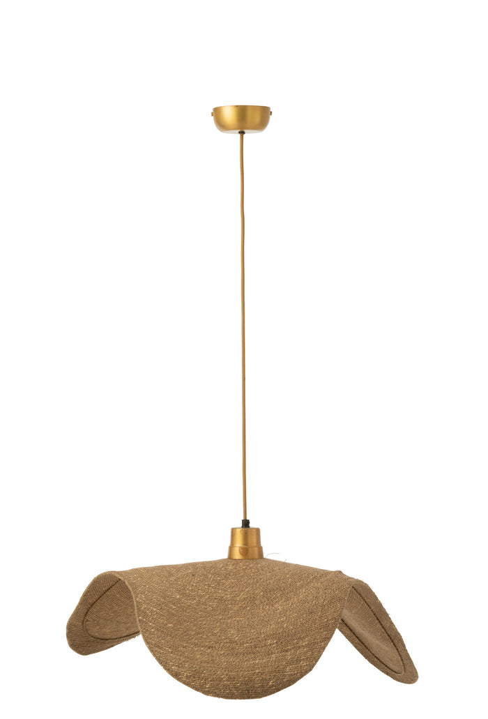 J-line - Hangende Lamp Moonj Gras Naturel Medium - 75x65x8cm