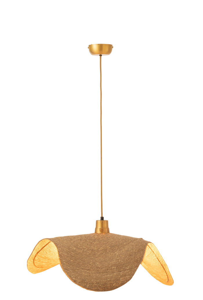 J-line - Hangende Lamp Moonj Gras Naturel Medium - 75x65x8cm