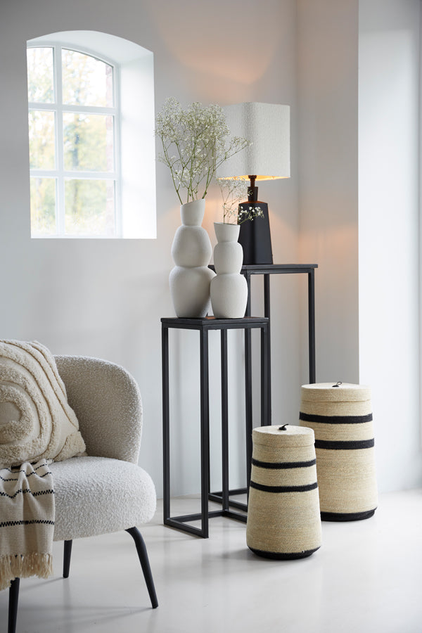 Light & Living - Lampenkap BOLERO - Ø25x30cm - Wit