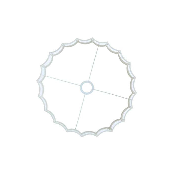 Light & Living Cilinder lampenkap Disli - Wit - Ø40cm