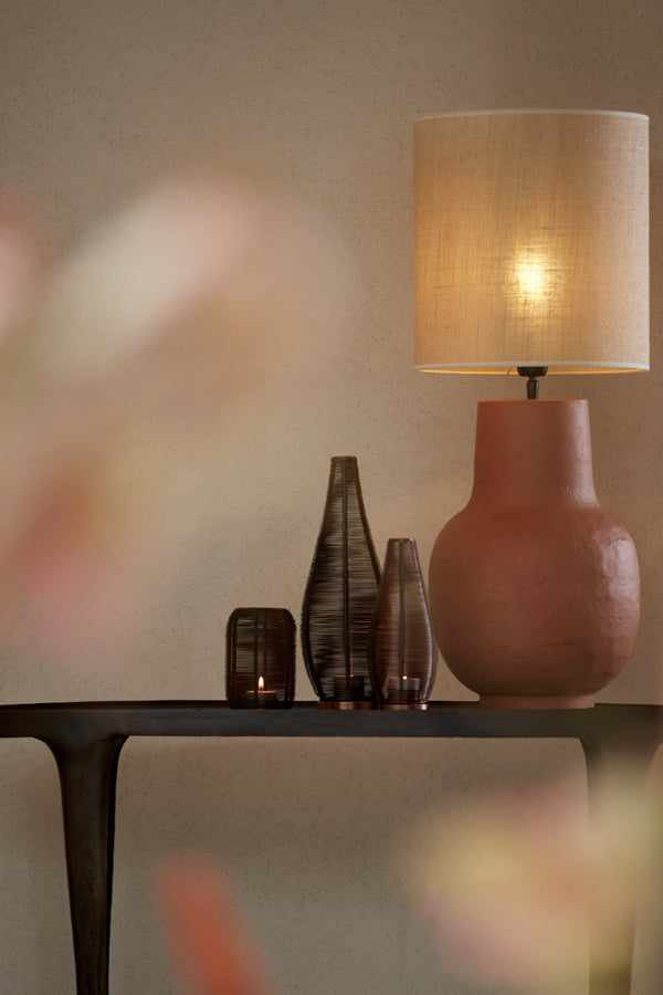 Light & Living - Lampenkap SENDAI - Ø30x32cm - Bruin