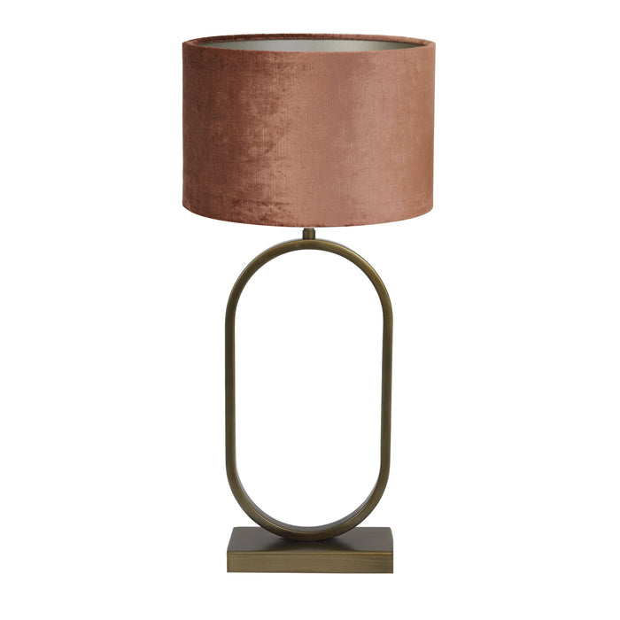 Light & Living Tafellamp Jamiri|Gemstone - Ant, Brons|Terra - Ø30x67cm