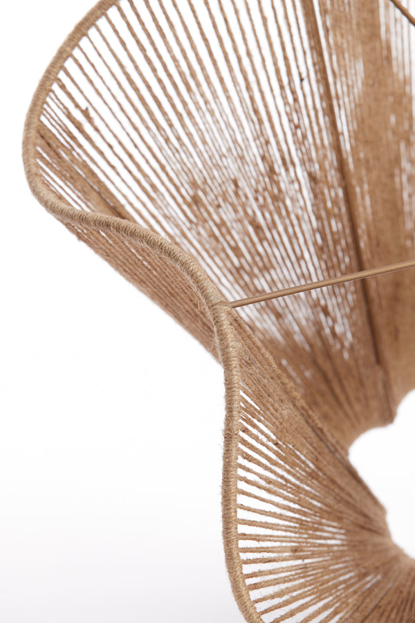 Light & Living - Lampenkap FODARA - Ø45x21.5cm - Bruin