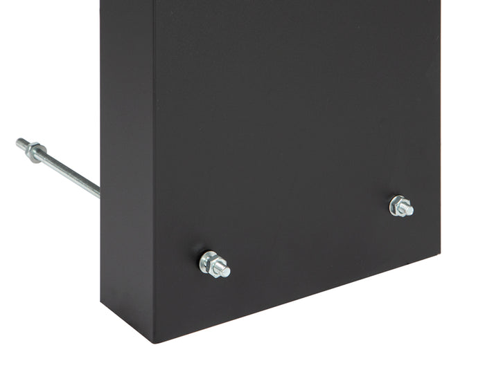 Practo Garden - Brievenbusstaander - Zwart - Mat