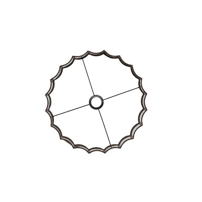 Light & Living Cilinder lampenkap Disli - Donkerbruin - Ø40cm