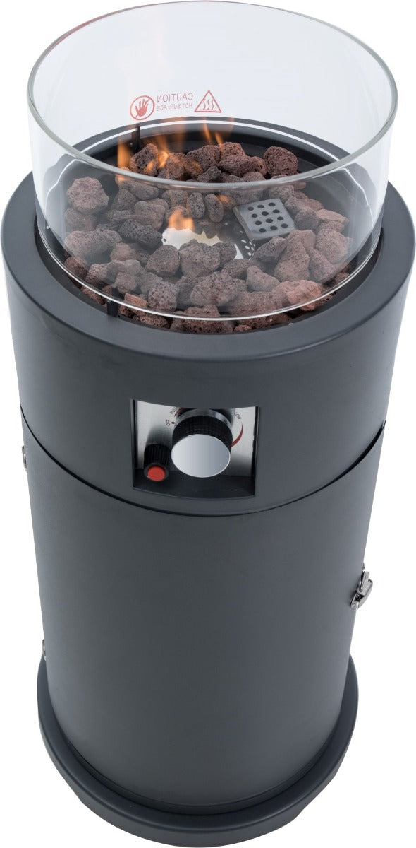 Sunred - Bogo - Gas lijn - Grijs - Staand model - Terrasverwarmer -