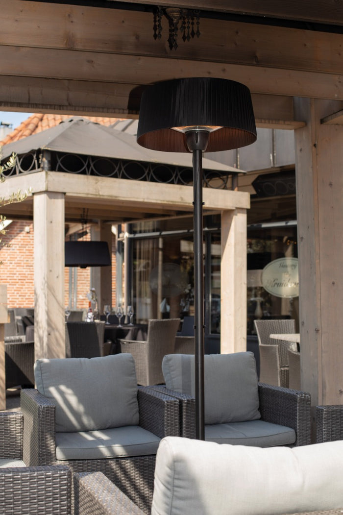 Sunred - Artix - Bright lijn - Zwart - Staand model - Terrasverwarmer