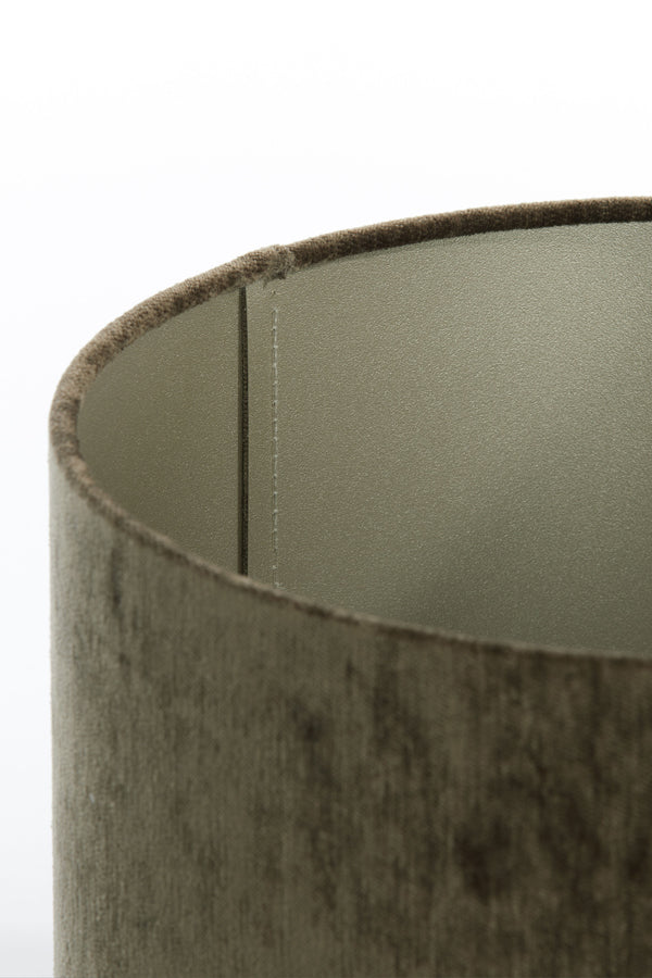 Light & Living Light&living Kap cilinder 25-25-18 cm BAYOU mos groen