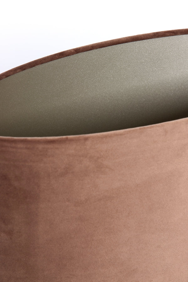 Light & Living - Lampenkap VELOURS - 45x21x32cm - Bruin