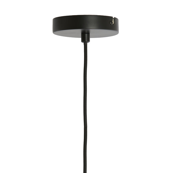 Light & Living - Hanglamp PLEATED - Ø45x17cm - Zwart