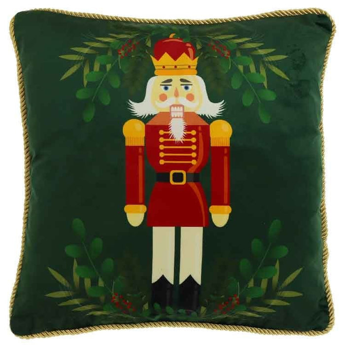 Unique Living - Sierkussen Nutcracker Dark Green - 45x45cm