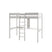 LUCEVI - Pino Hoogslaper + bureau 90x200 cm - Wit