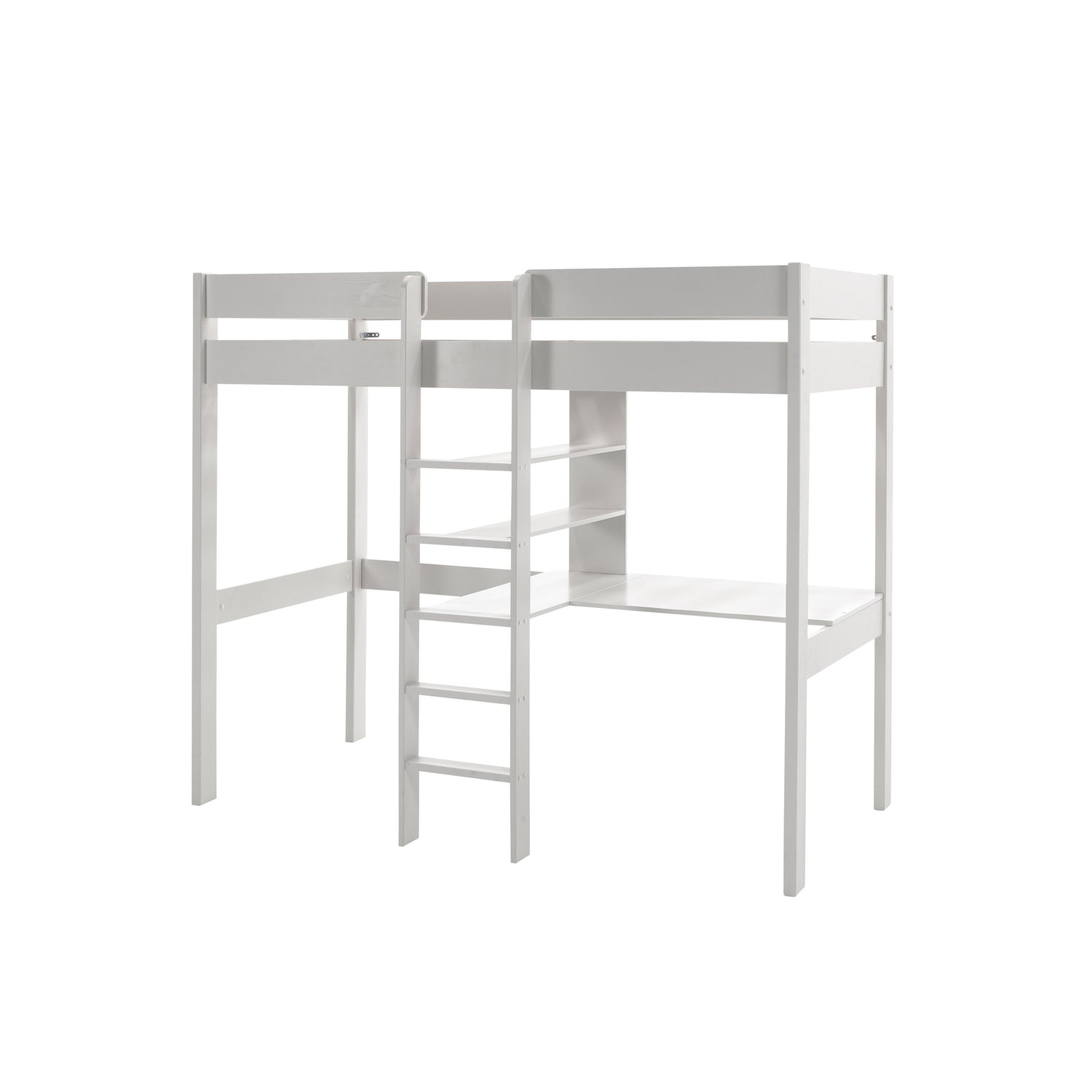 LUCEVI - Pino Hoogslaper + bureau 90x200 cm - Wit