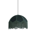 Light & Living Light&living Hanglamp Ø50x38 cm MALACIA velvet groen