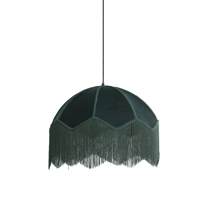 Light & Living Light&living Hanglamp Ø50x38 cm MALACIA velvet groen