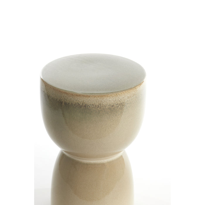 Light & Living - Bijzettafel FINCA - Ø28.5x42cm - Wit