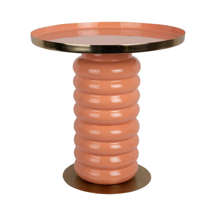 Leitmotiv - Bijzettafel Ruby - Peach orange