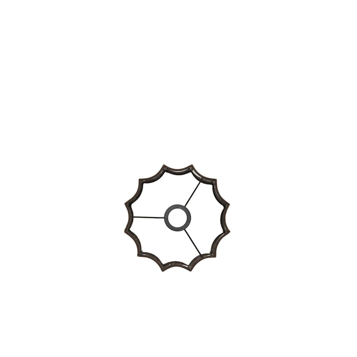 Light & Living Cilinder lampenkap Disli - Donkerbruin - Ø24cm